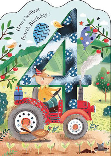 Picture of 4TH BIRTHDAY CARD